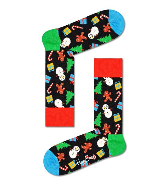 Zestaw skarpetek Happy Socks 2-pak Big Dot Snowman XBDS02-6500